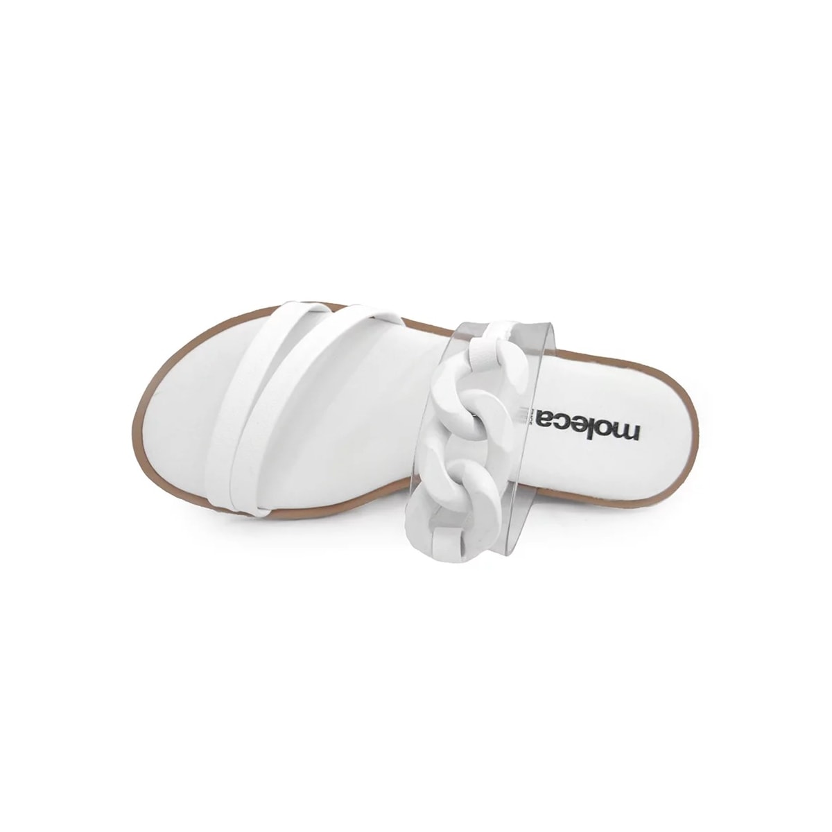 Chinelo Moleca Rasteira Feminina 5464.106 Branco Chinelo Moleca Rasteira Feminina 5464.106 Branco