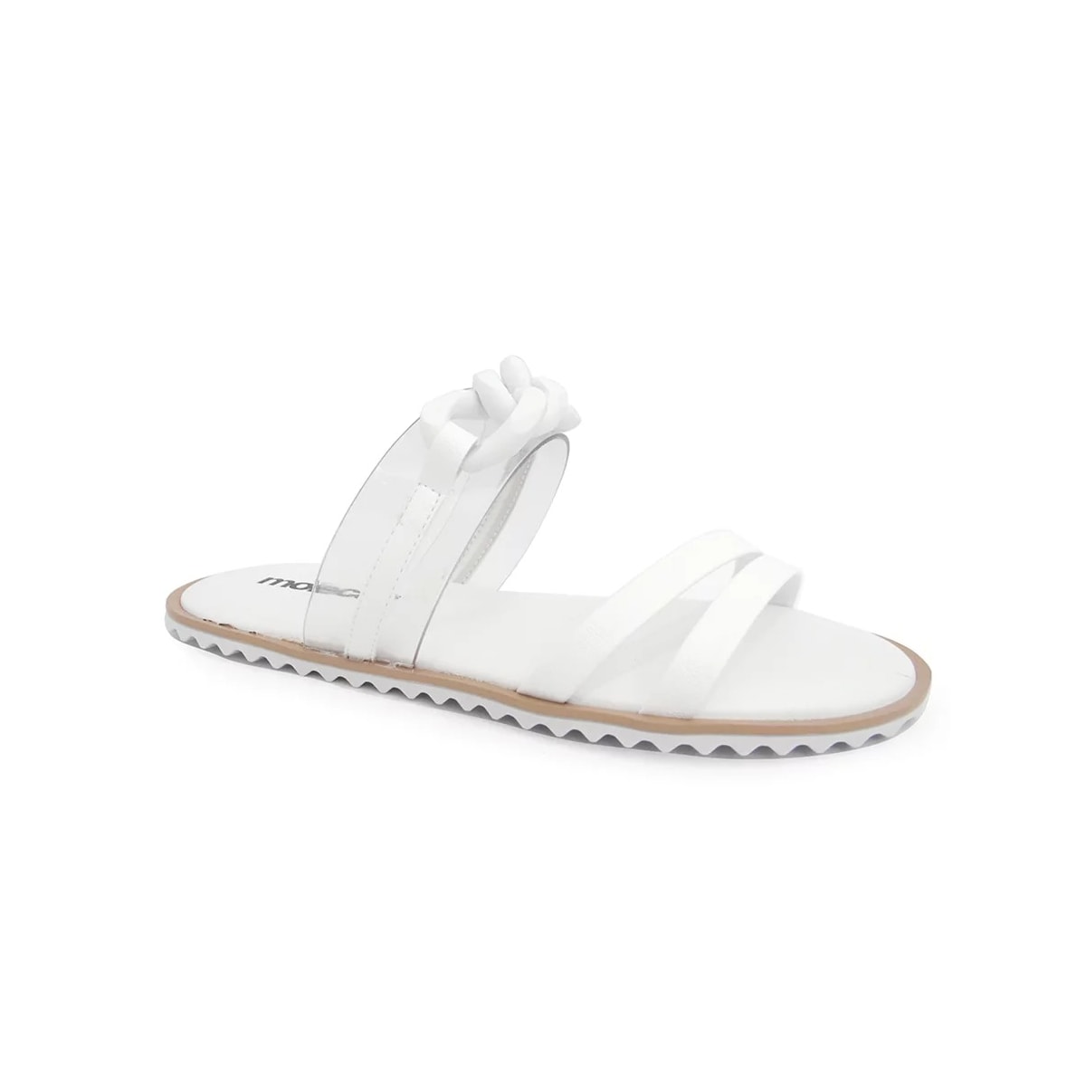 Chinelo Moleca Rasteira Feminina 5464.106 Branco Chinelo Moleca Rasteira Feminina 5464.106 Branco