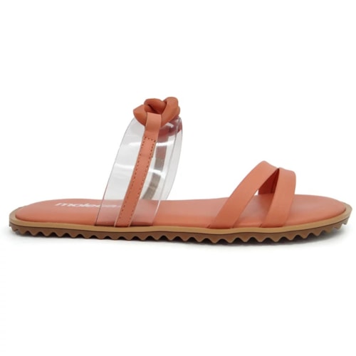 Chinelo Moleca Rasteira Feminina 5464.106 Coral