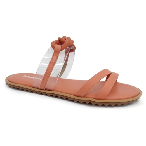 Chinelo Moleca Rasteira Feminina 5464.106 Coral