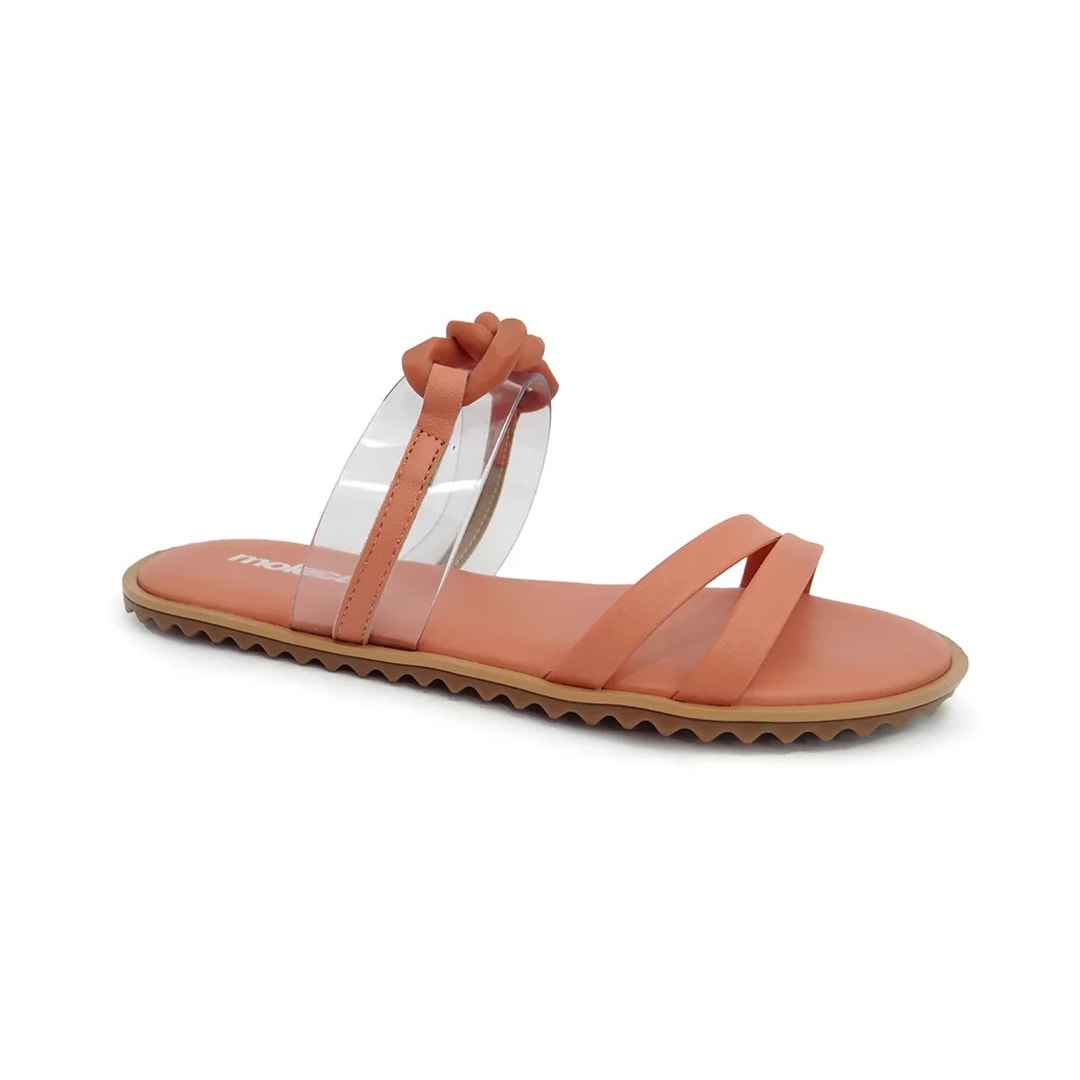 Chinelo Moleca Rasteira Feminina 5464.106 Coral