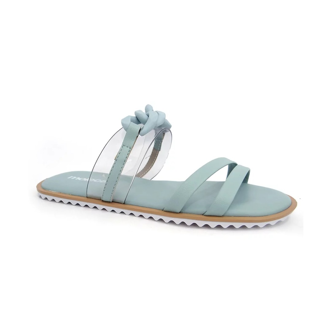 Chinelo Moleca Rasteira Feminina 5464.106 Light Turquesa Chinelo Moleca Rasteira Feminina 5464.106 Light Turquesa