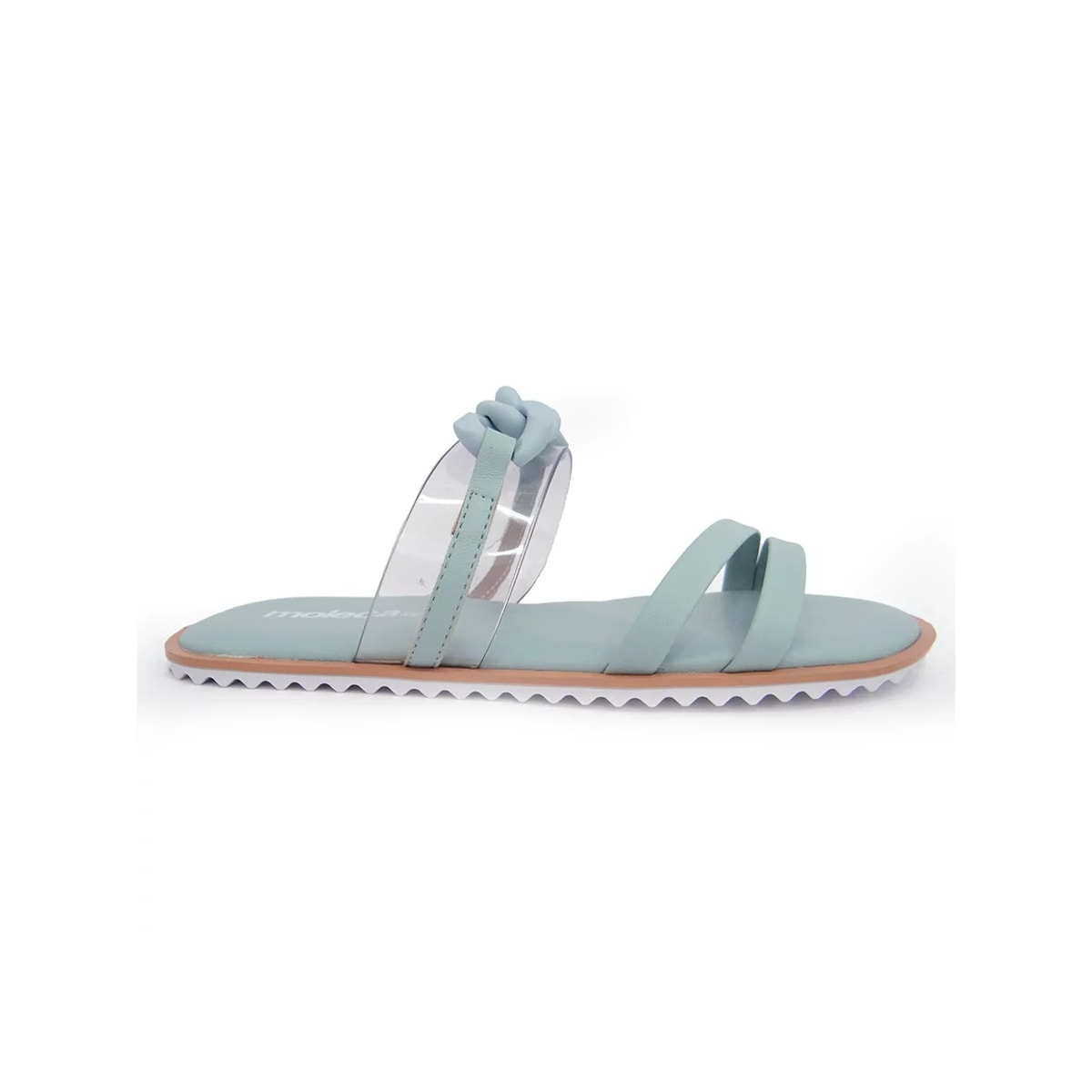 Chinelo Moleca Rasteira Feminina 5464.106 Light Turquesa Chinelo Moleca Rasteira Feminina 5464.106 Light Turquesa