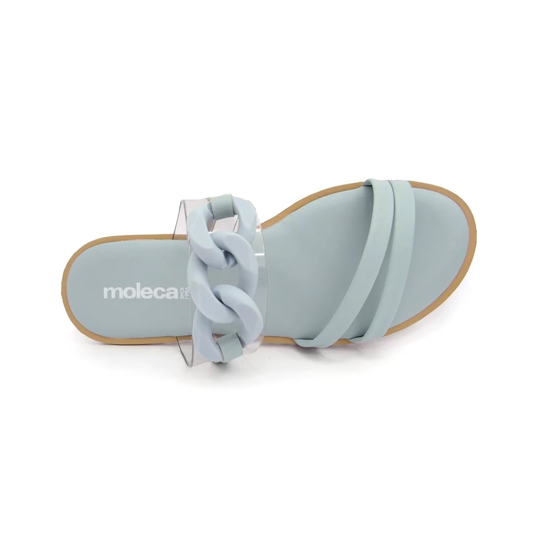 Chinelo Moleca Rasteira Feminina 5464.106 Light Turquesa Chinelo Moleca Rasteira Feminina 5464.106 Light Turquesa