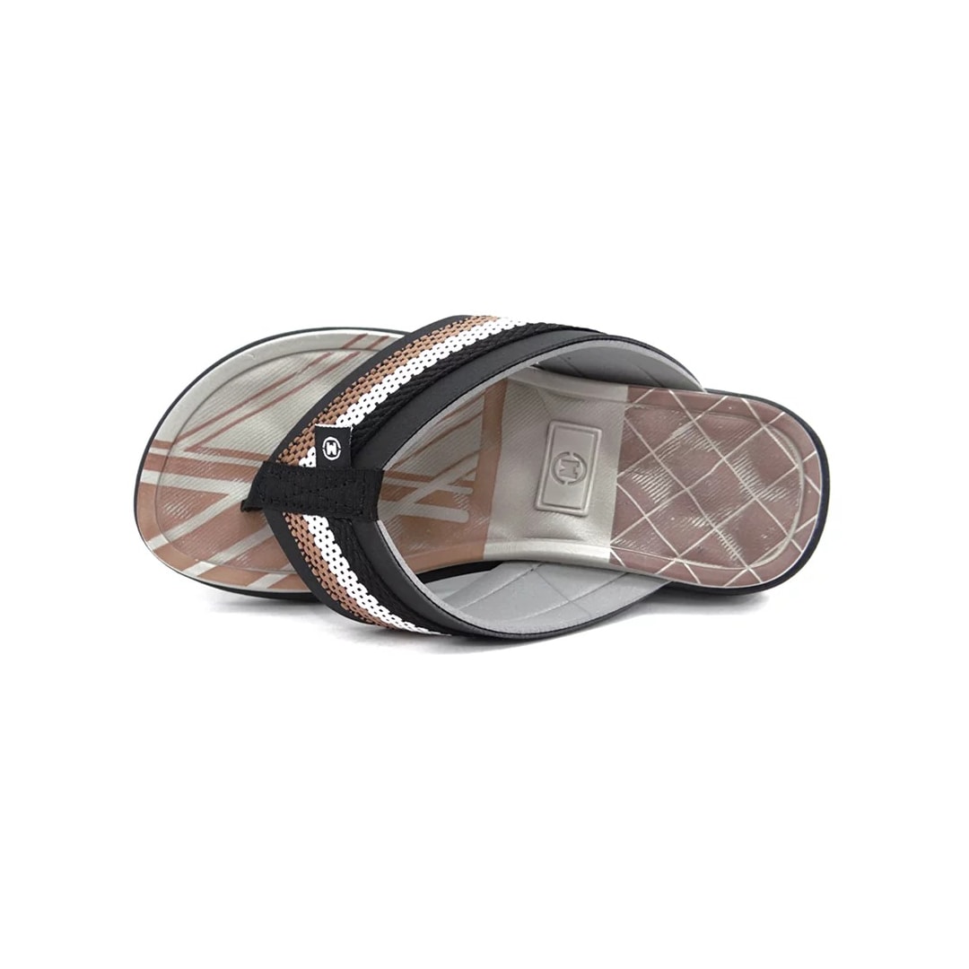 Chinelo Molekinho Kids Menino 2402.434 Preto/Branco/Caramel Chinelo Molekinho Kids Menino 2402.434 Preto/Branco/Caramel