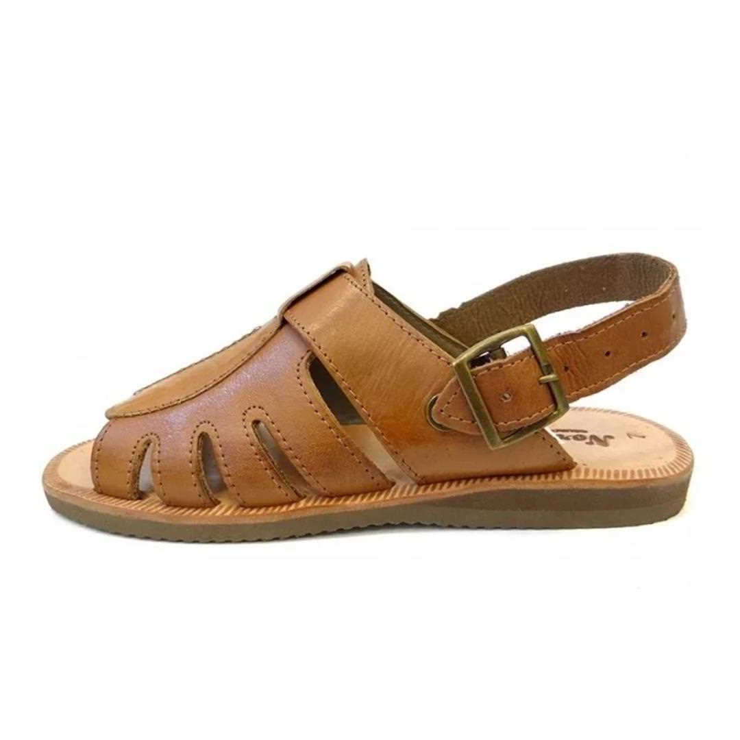 Chinelo Monge De Couro 104 Conhaque