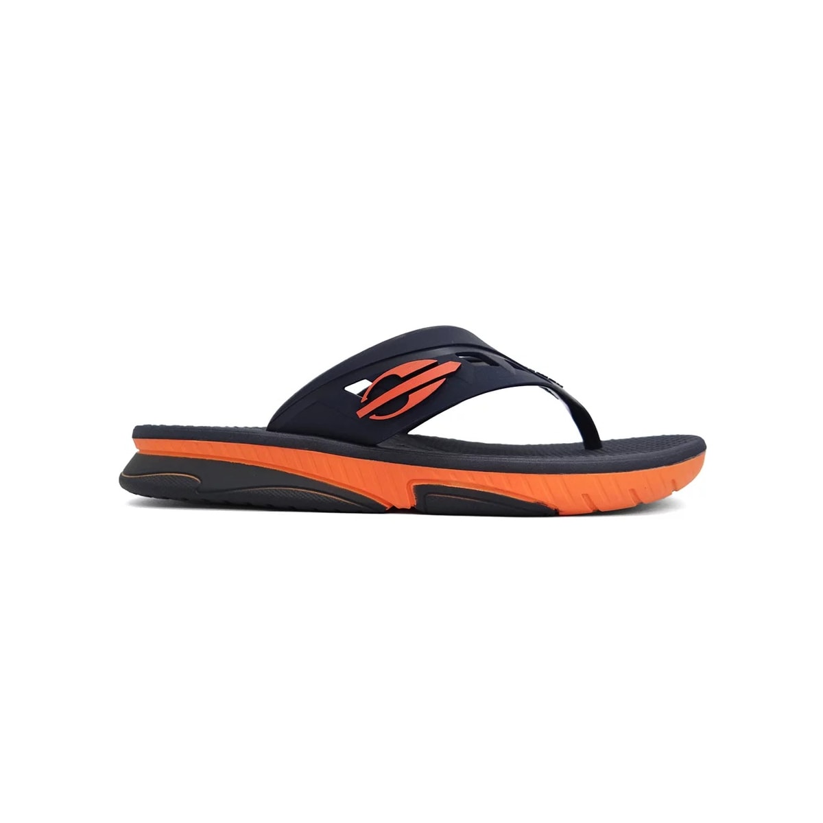 Chinelo Mormaii Swap Dedo 11678 Grendene Laranja/Azul Chinelo Mormaii Swap Dedo 11678 Grendene Laranja/Azul