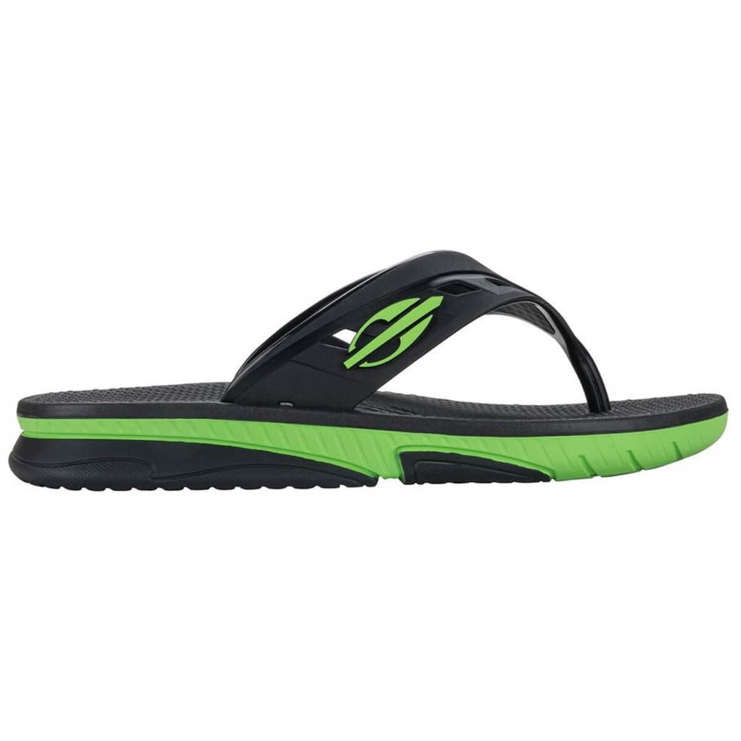 Chinelo Mormaii Swap Dedo 11678 Grendene Verde/Preto/Verde