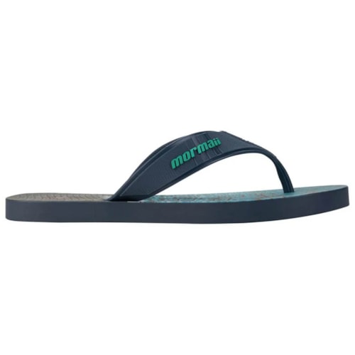Detalhe - Chinelo Mormaii Tropical Dedo Grendene 10591 azul/azul/azul