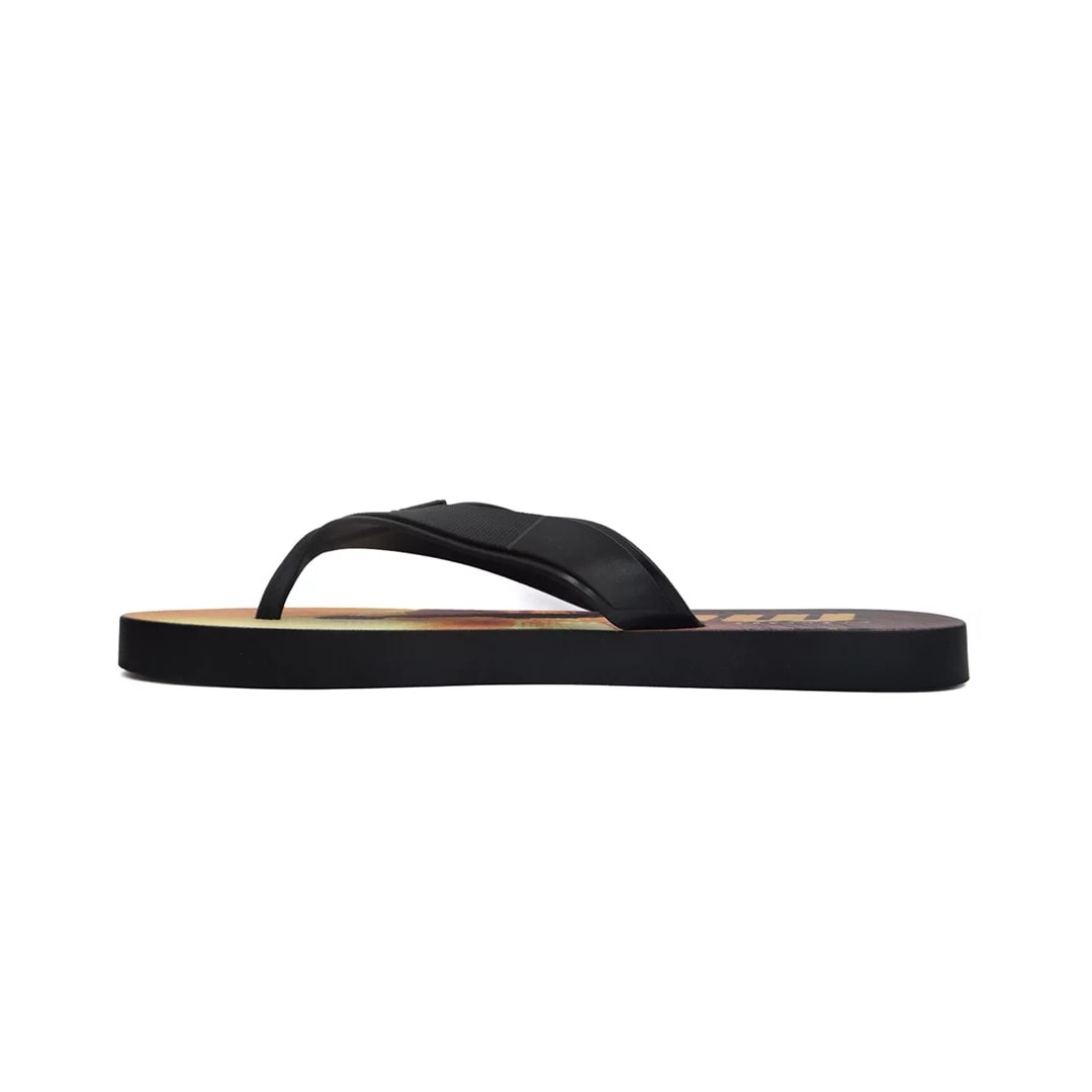 Chinelo Mormaii Tropical Dedo Grendene 10591 Preto/Preto/Laranja