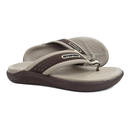 Chinelo Olympikus Masculino 921 Chocolate/Castor