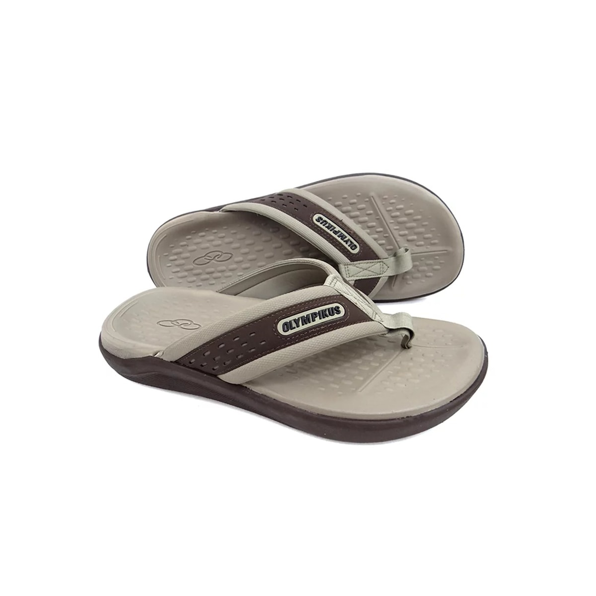 Chinelo Olympikus Masculino 921 Chocolate/Castor Chinelo Olympikus Masculino 921 Chocolate/Castor