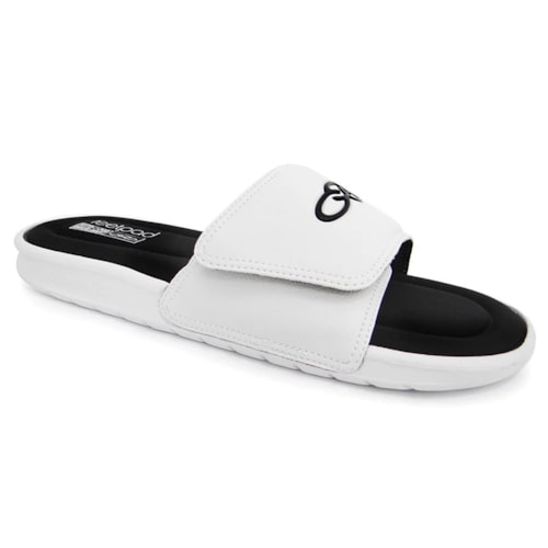 Chinelo Olympikus Masculino Gaspea Meubourne Branco/Preto