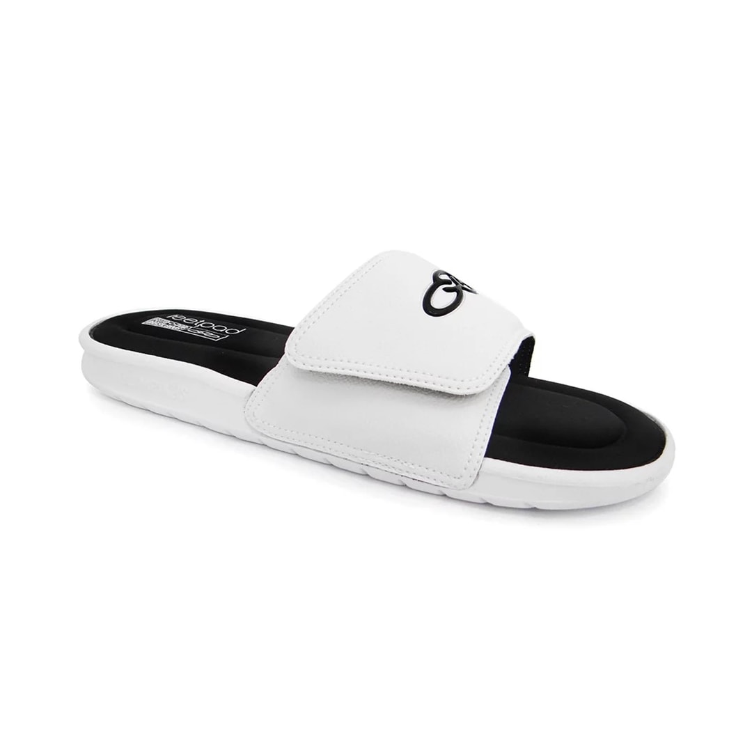 Chinelo Olympikus Masculino Gaspea Meubourne Branco/Preto Chinelo Olympikus Masculino Gaspea Meubourne Branco/Preto