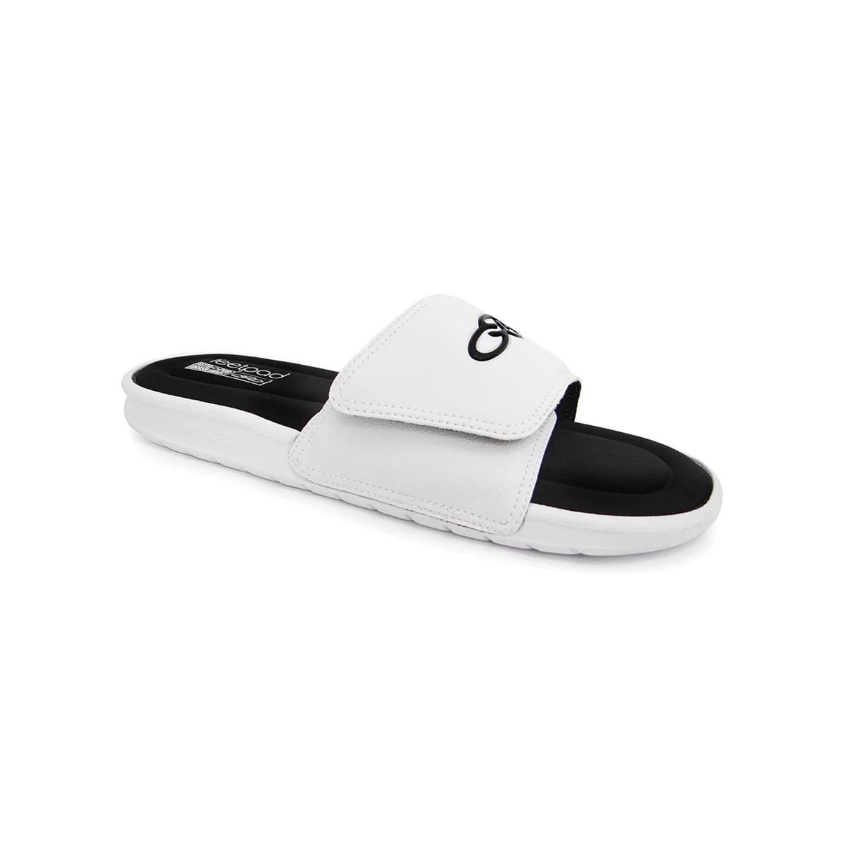 Chinelo Olympikus Masculino Gaspea Meubourne Branco/Preto Chinelo Olympikus Masculino Gaspea Meubourne Branco/Preto