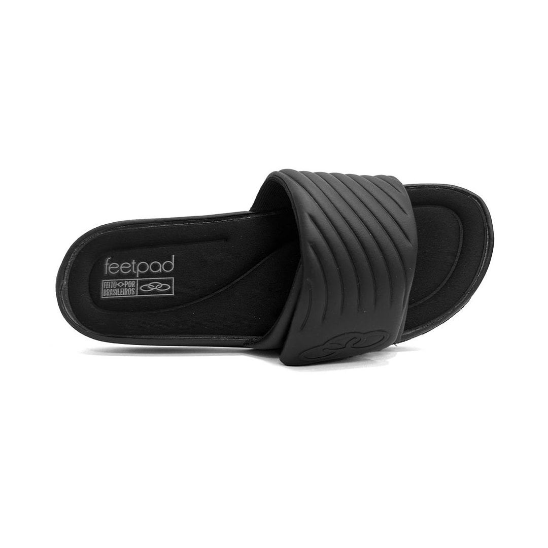 Chinelo Olympikus Masculino Gaspea Meubourne Preto/Branco