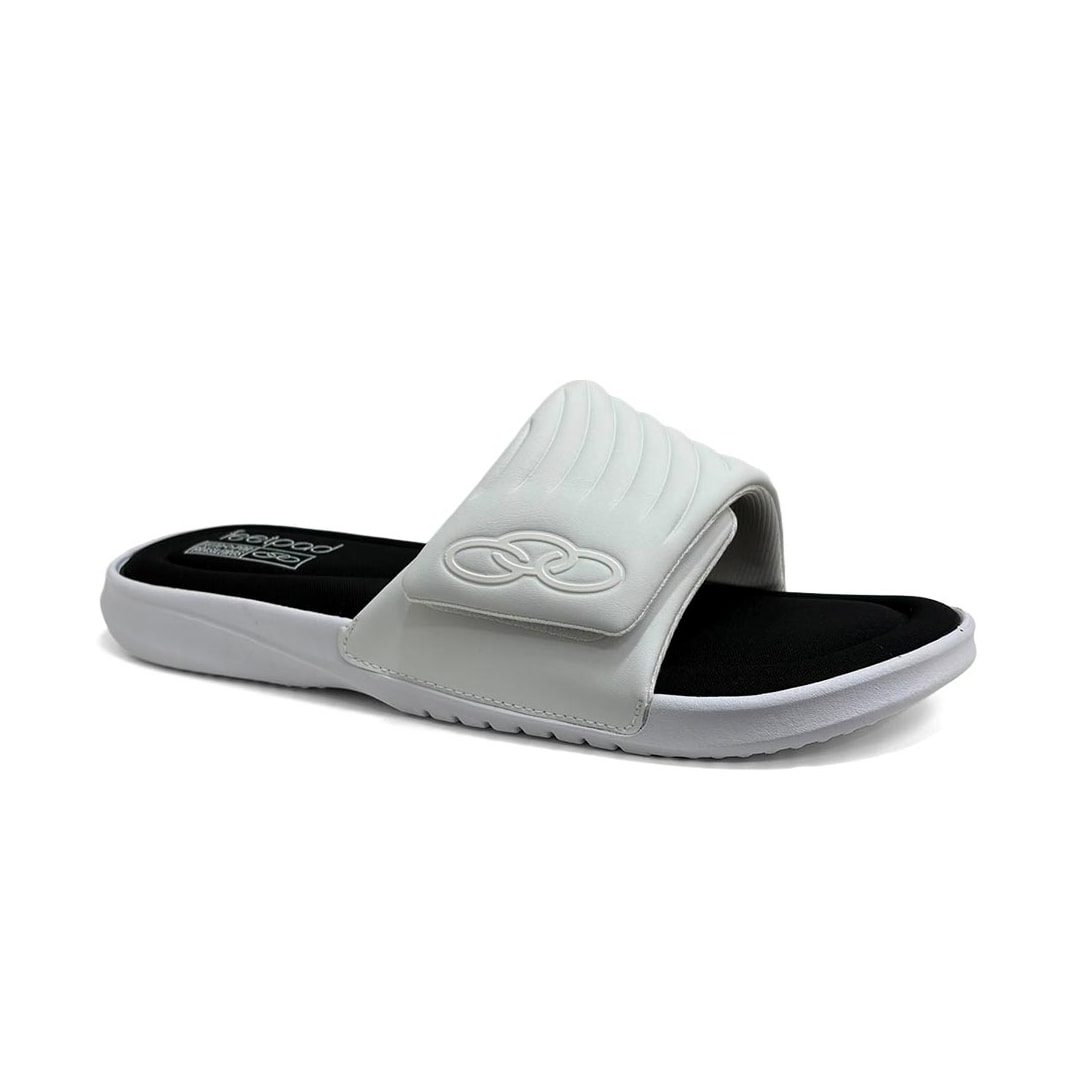 Chinelo Olympikus Masculino Regulável Melbourne 2 Q31092 Branco Chinelo Olympikus Masculino Regulável Melbourne 2 Q31092 Branco
