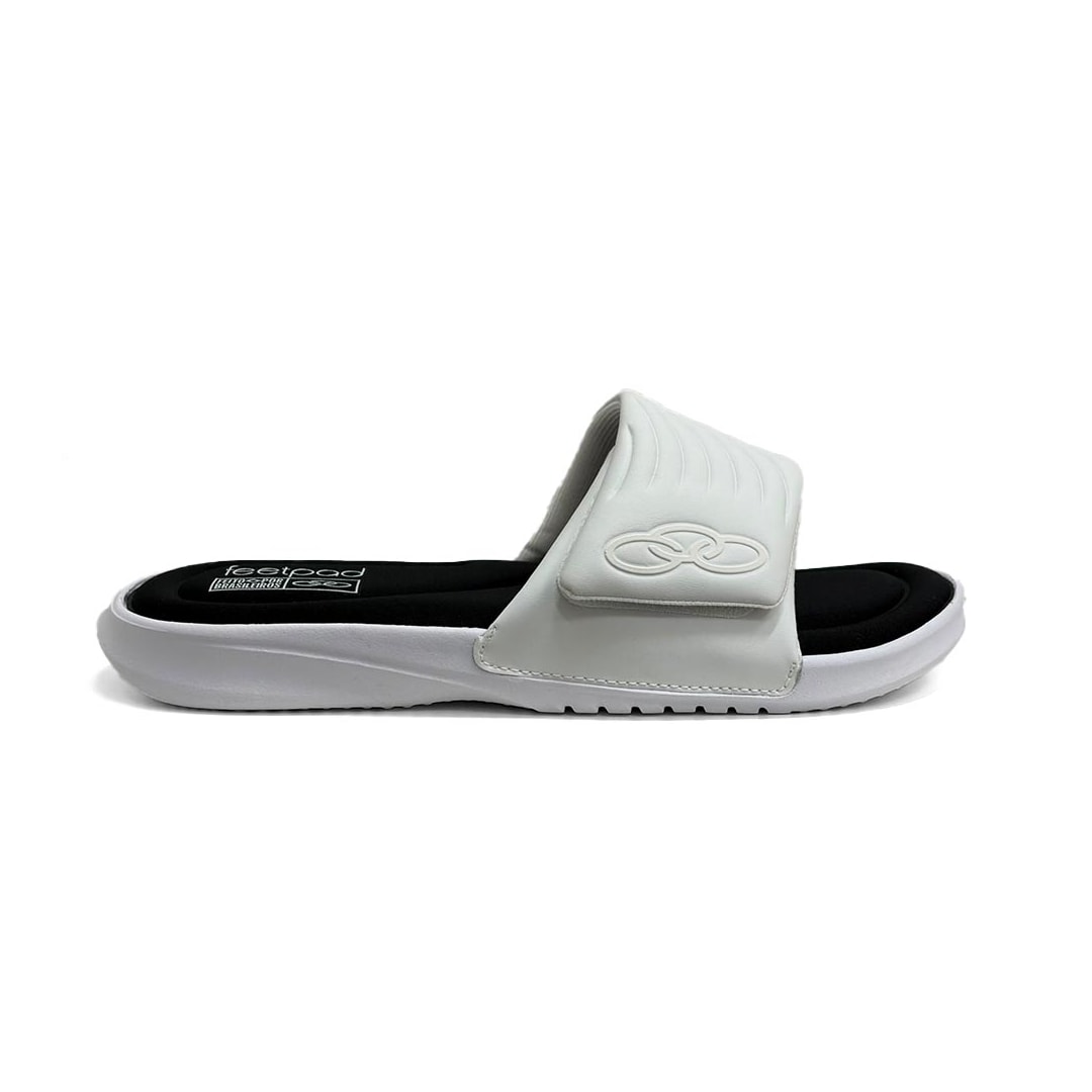Chinelo Olympikus Masculino Regulável Melbourne 2 Q31092 Branco Chinelo Olympikus Masculino Regulável Melbourne 2 Q31092 Branco