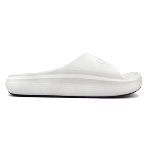 Detalhe - Chinelo Olympikus Masculino Sereno Branco Floco