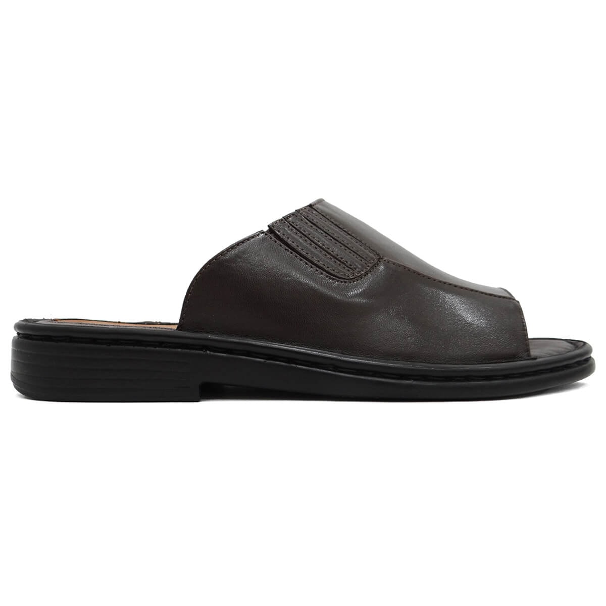 Chinelo Opananken de Couro Anatômico 66906 Cafe Chinelo Opananken de Couro Anatômico 66906 Cafe