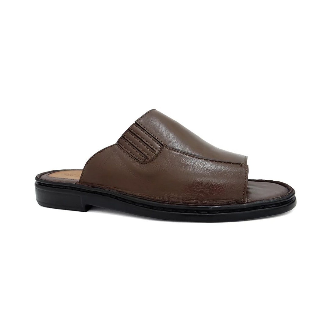 Chinelo Opananken de Couro Anatômico 66906 Havana/Cafe Chinelo Opananken de Couro Anatômico 66906 Havana/Cafe