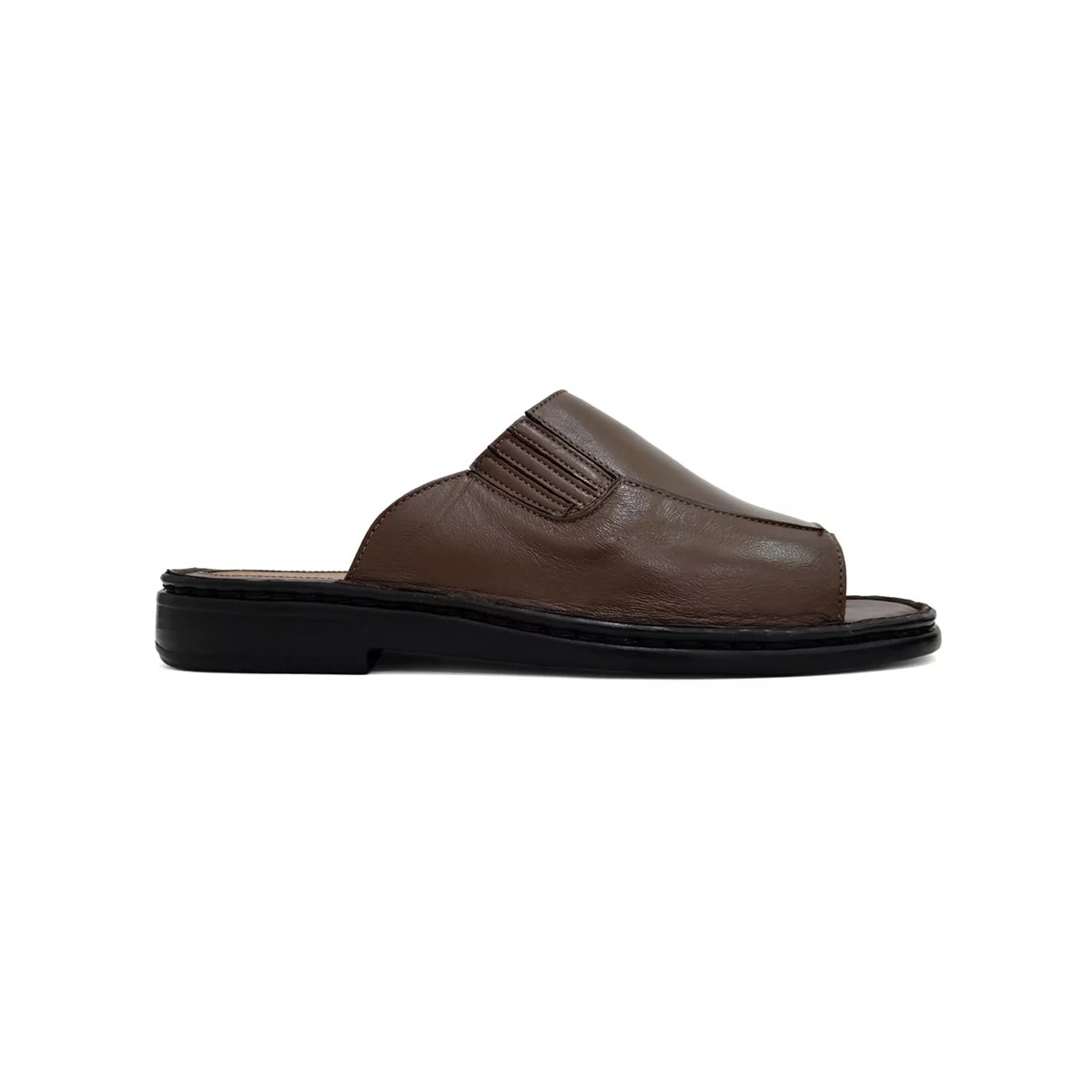 Chinelo Opananken de Couro Anatômico 66906 Havana/Cafe Chinelo Opananken de Couro Anatômico 66906 Havana/Cafe