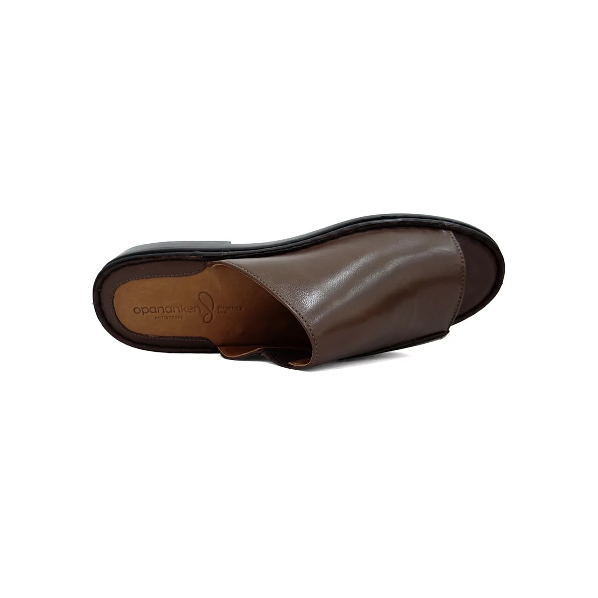 Chinelo Opananken de Couro Anatômico 66906 Havana/Cafe Chinelo Opananken de Couro Anatômico 66906 Havana/Cafe