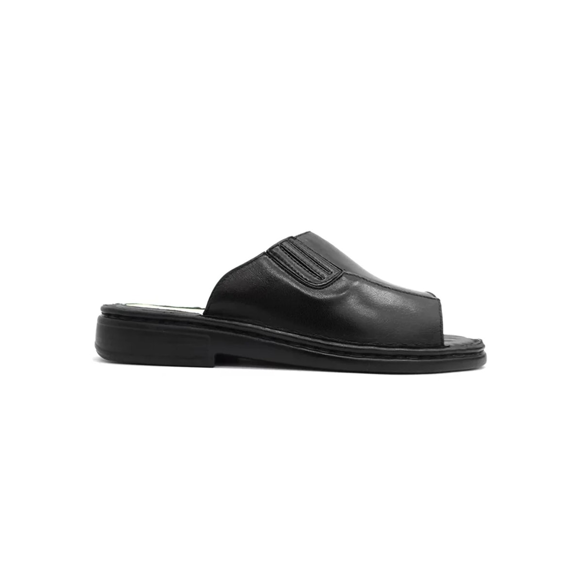 Chinelo Opananken de Couro Anatômico 66906 Preto Chinelo Opananken de Couro Anatômico 66906 Preto
