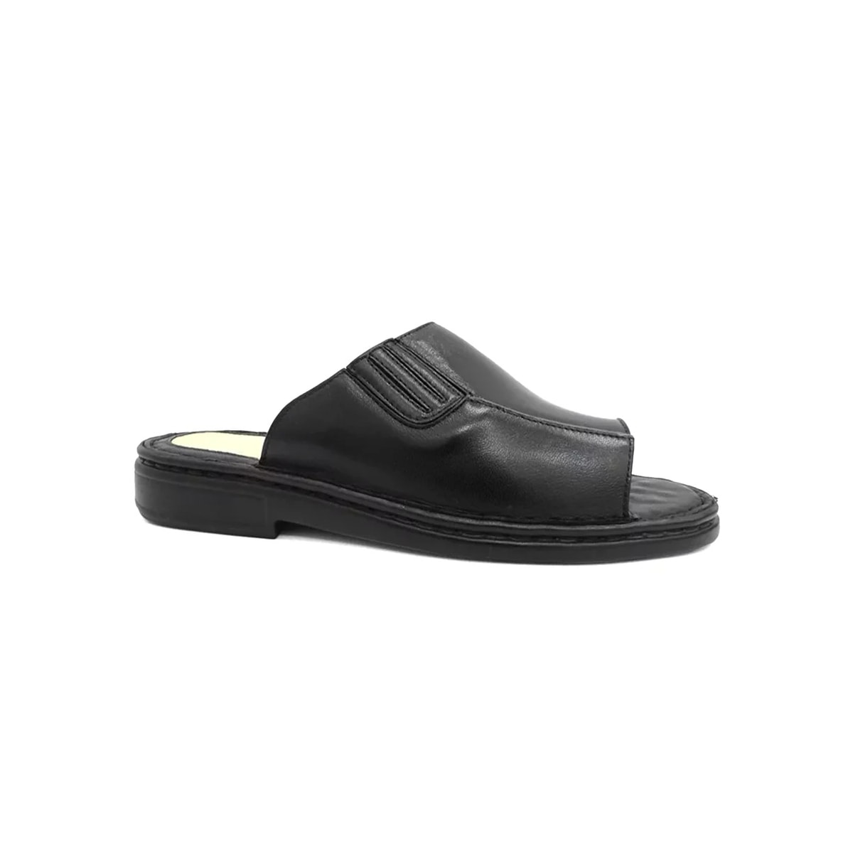 Chinelo Opananken de Couro Anatômico 66906 Preto Chinelo Opananken de Couro Anatômico 66906 Preto