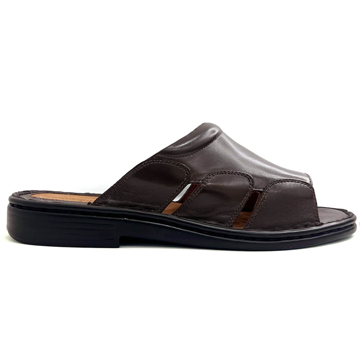 Chinelo Opananken de Couro Anatômico 66911 Cafe Chinelo Opananken de Couro Anatômico 66911 Cafe