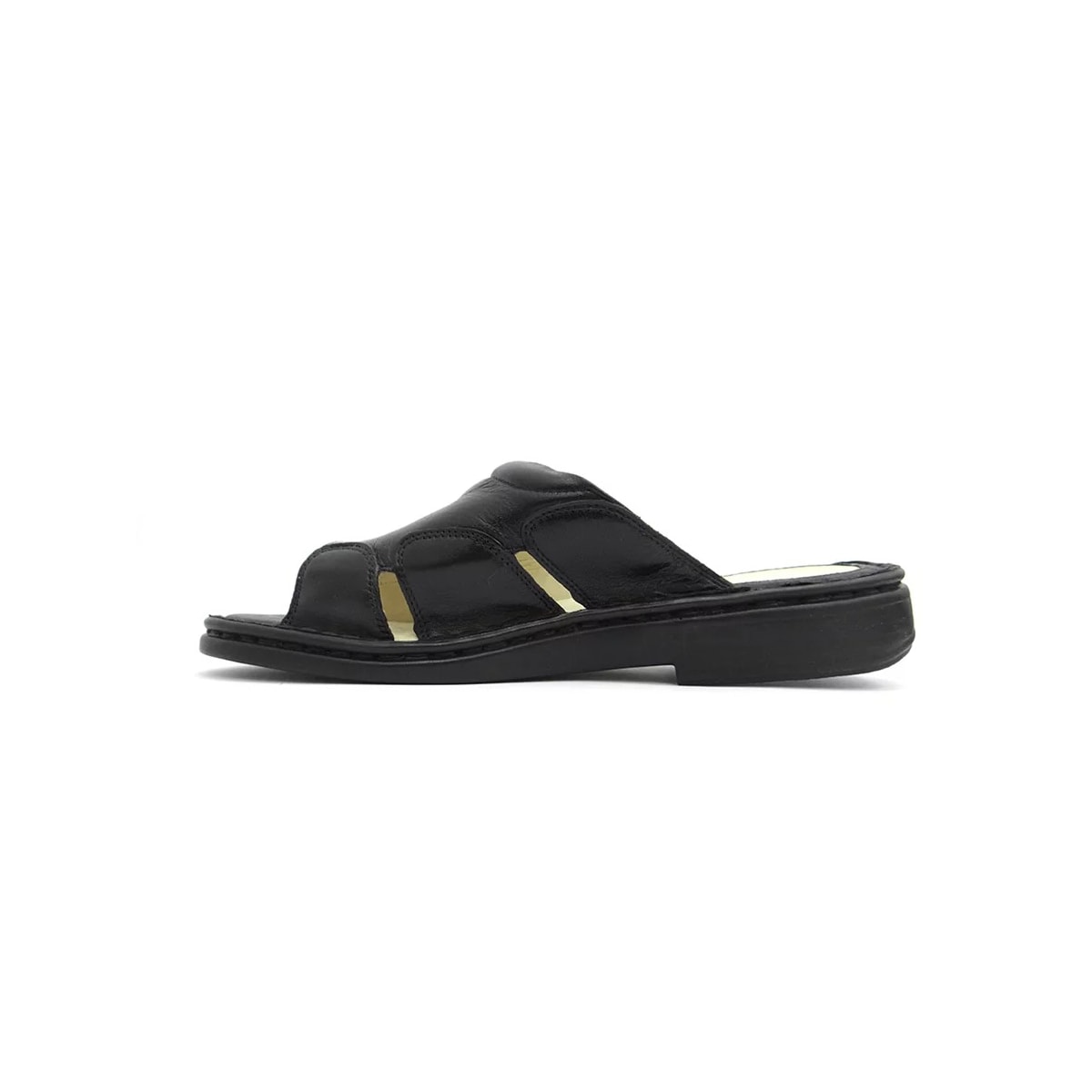 Chinelo Opananken de Couro Anatômico 66911 Preto Chinelo Opananken de Couro Anatômico 66911 Preto