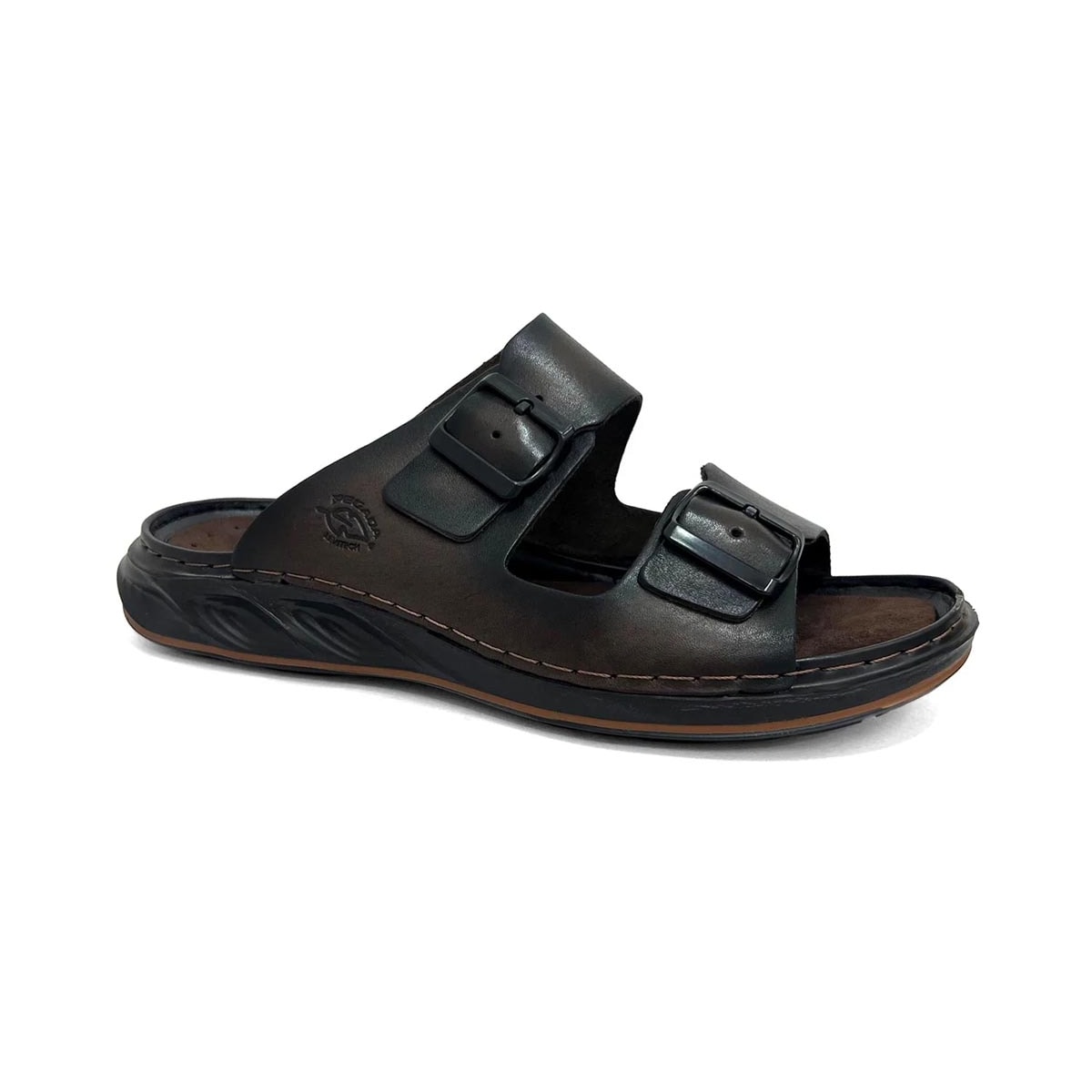 Chinelo Pegada De Couro 134106 Cravo Chinelo Pegada De Couro 134106 Cravo