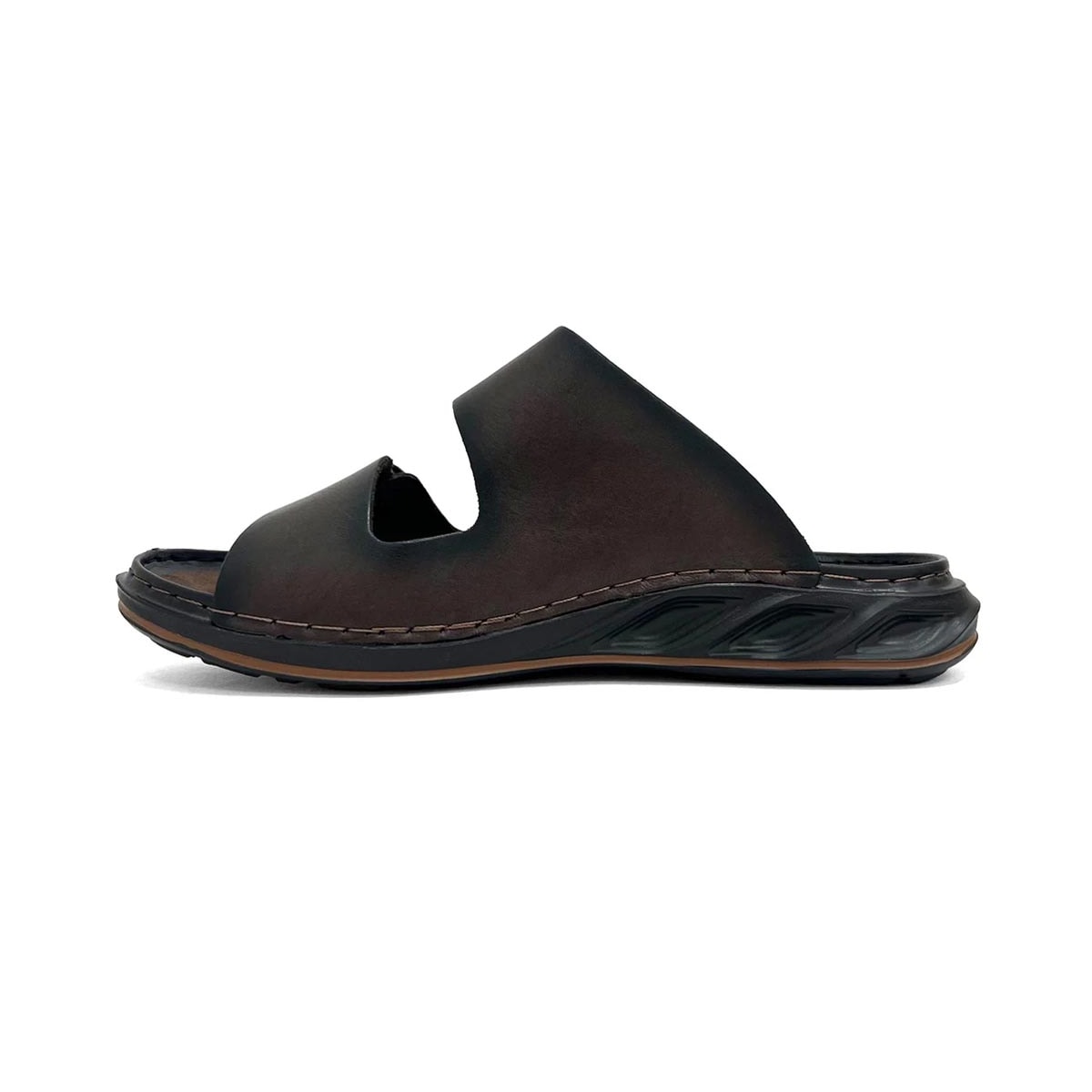 Chinelo Pegada De Couro 134106 Cravo Chinelo Pegada De Couro 134106 Cravo