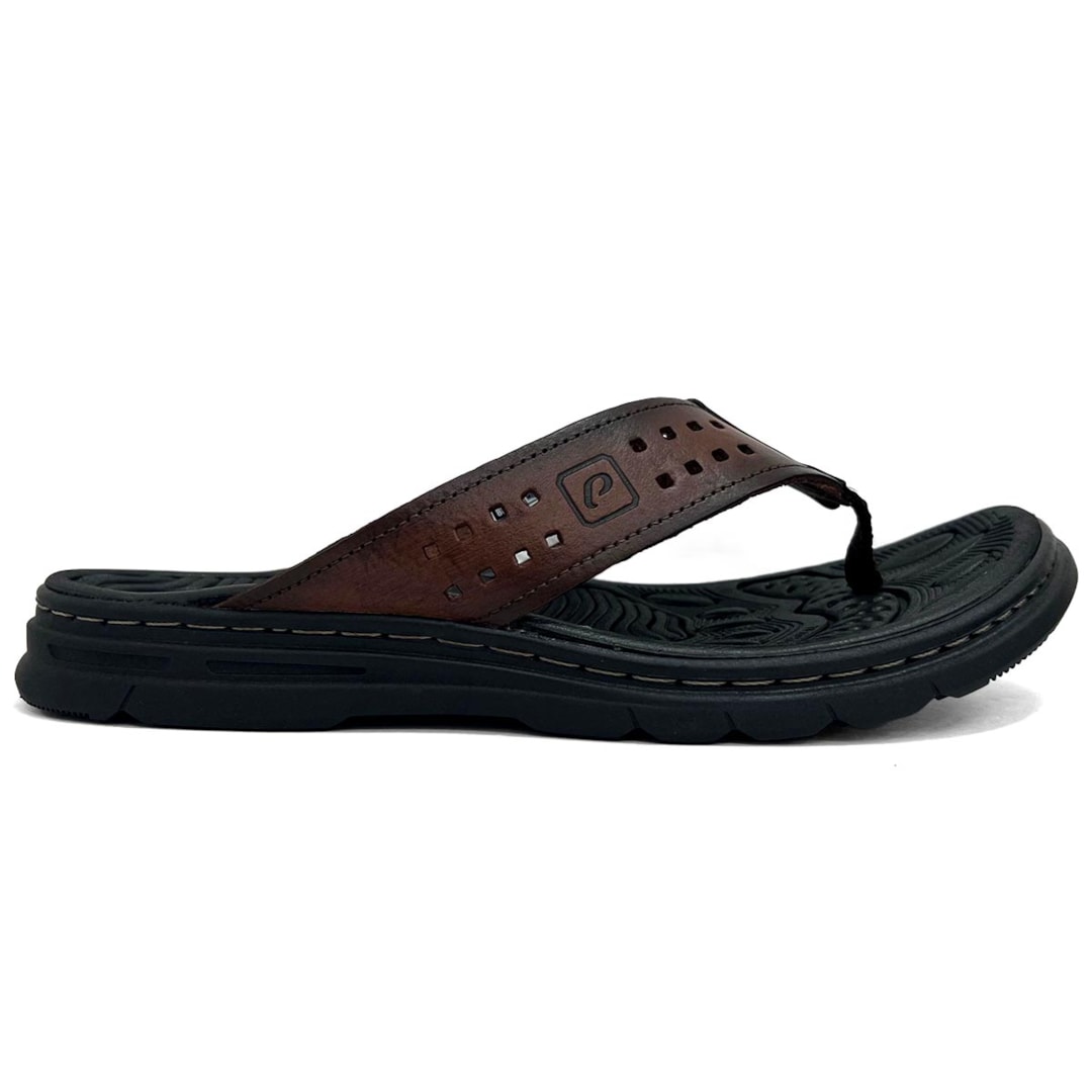 Chinelo Pegada De Couro 134202 Pinhao