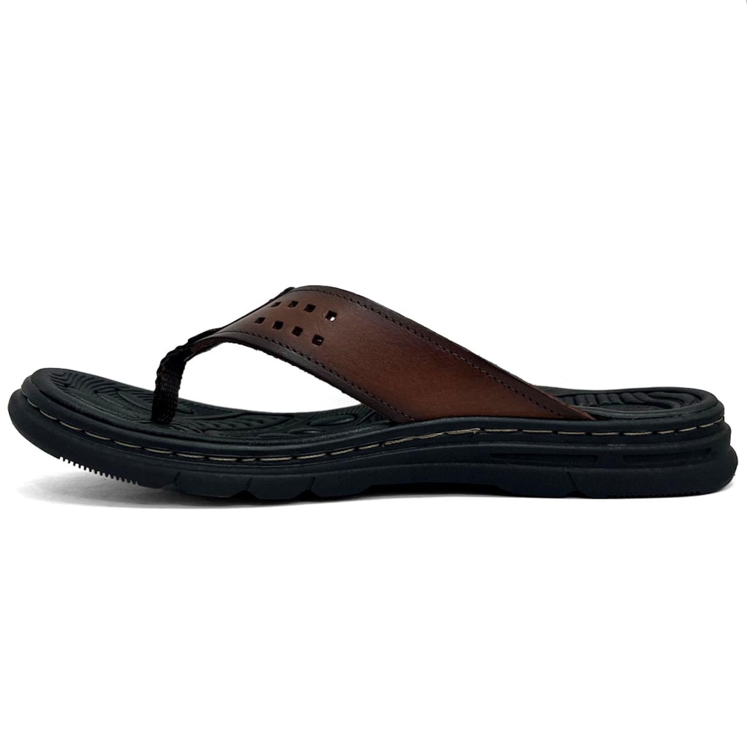 Chinelo Pegada De Couro 134202 Pinhao