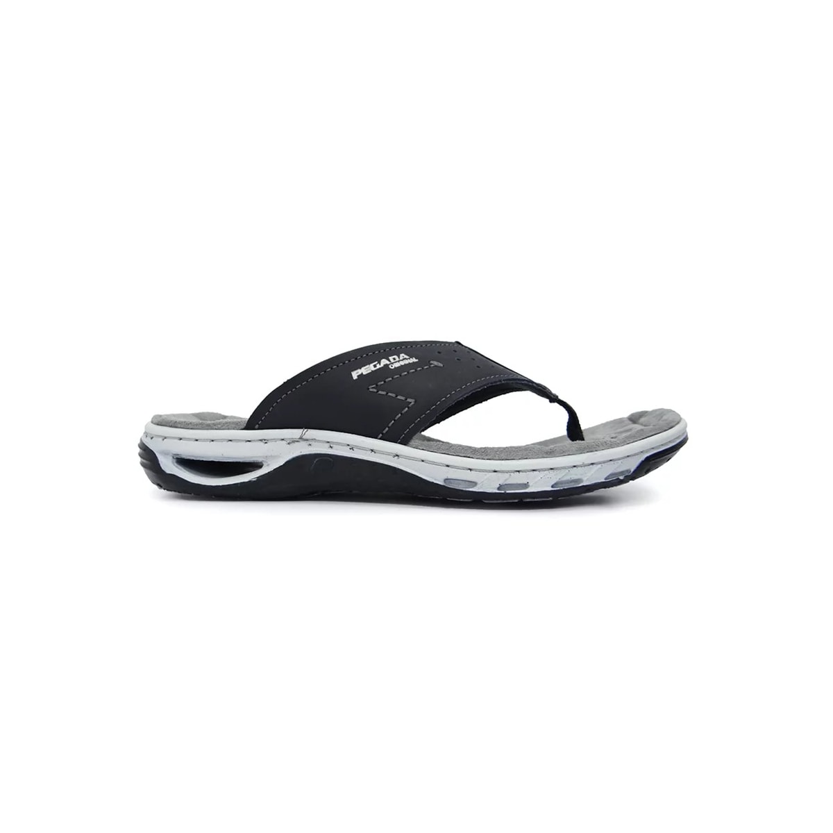 Chinelo Pegada de Couro de Dedo 131663 Blue Chinelo Pegada de Couro de Dedo 131663 Blue