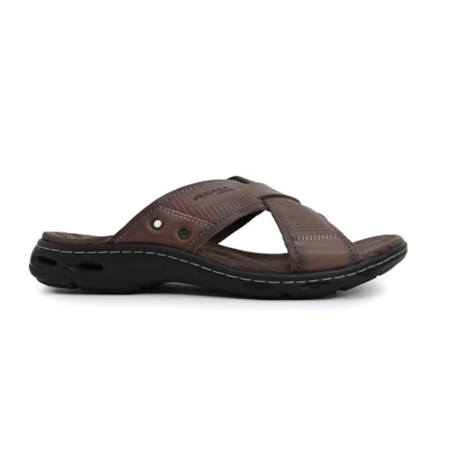 Chinelo Pegada de Couro Masculino 130683 Rato