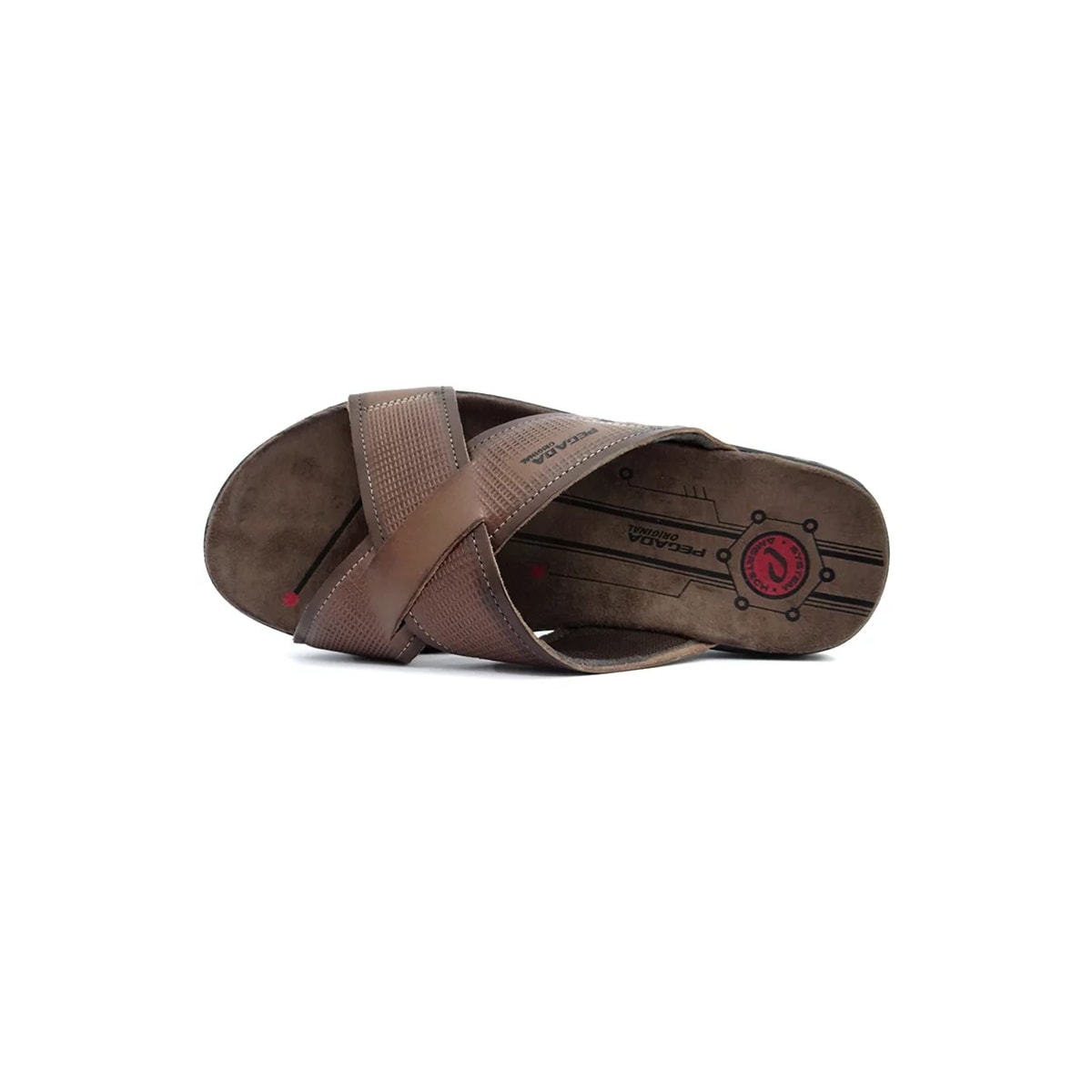 Chinelo Pegada de Couro Masculino 130683 Rato Chinelo Pegada de Couro Masculino 130683 Rato