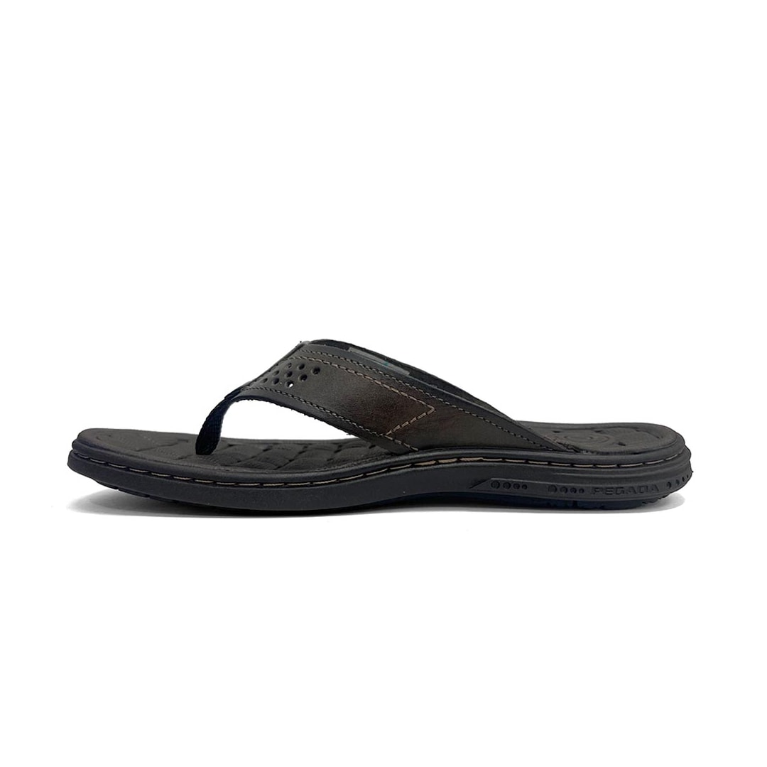 Chinelo Pegada Masculino Couro 131221 Cravo