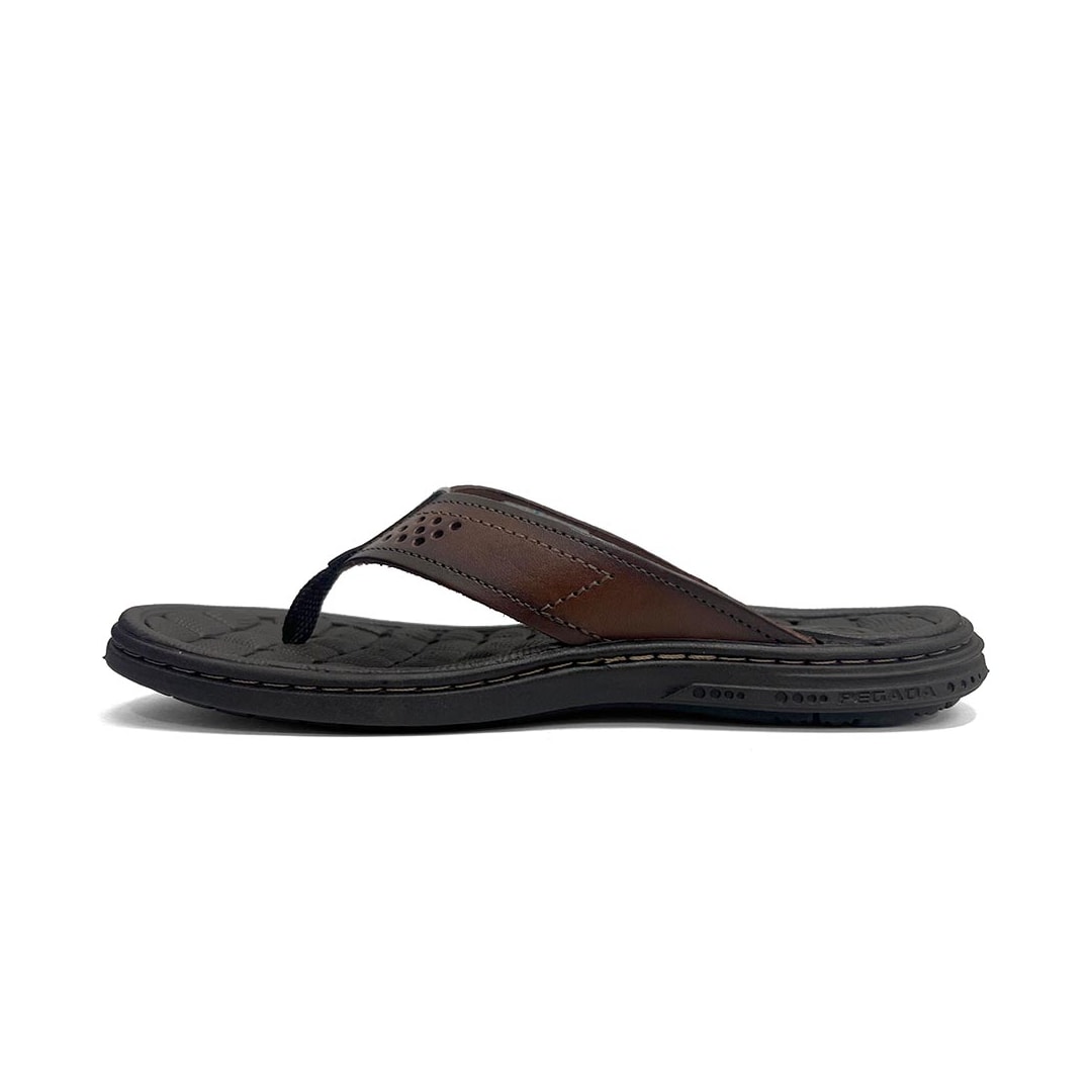 Chinelo Pegada Masculino Couro 131221 Pinhao Chinelo Pegada Masculino Couro 131221 Pinhao