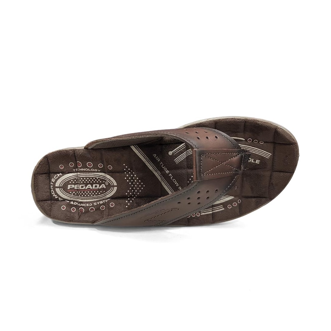 Chinelo Pegada Masculino Couro Dedo 131663 Pinhao