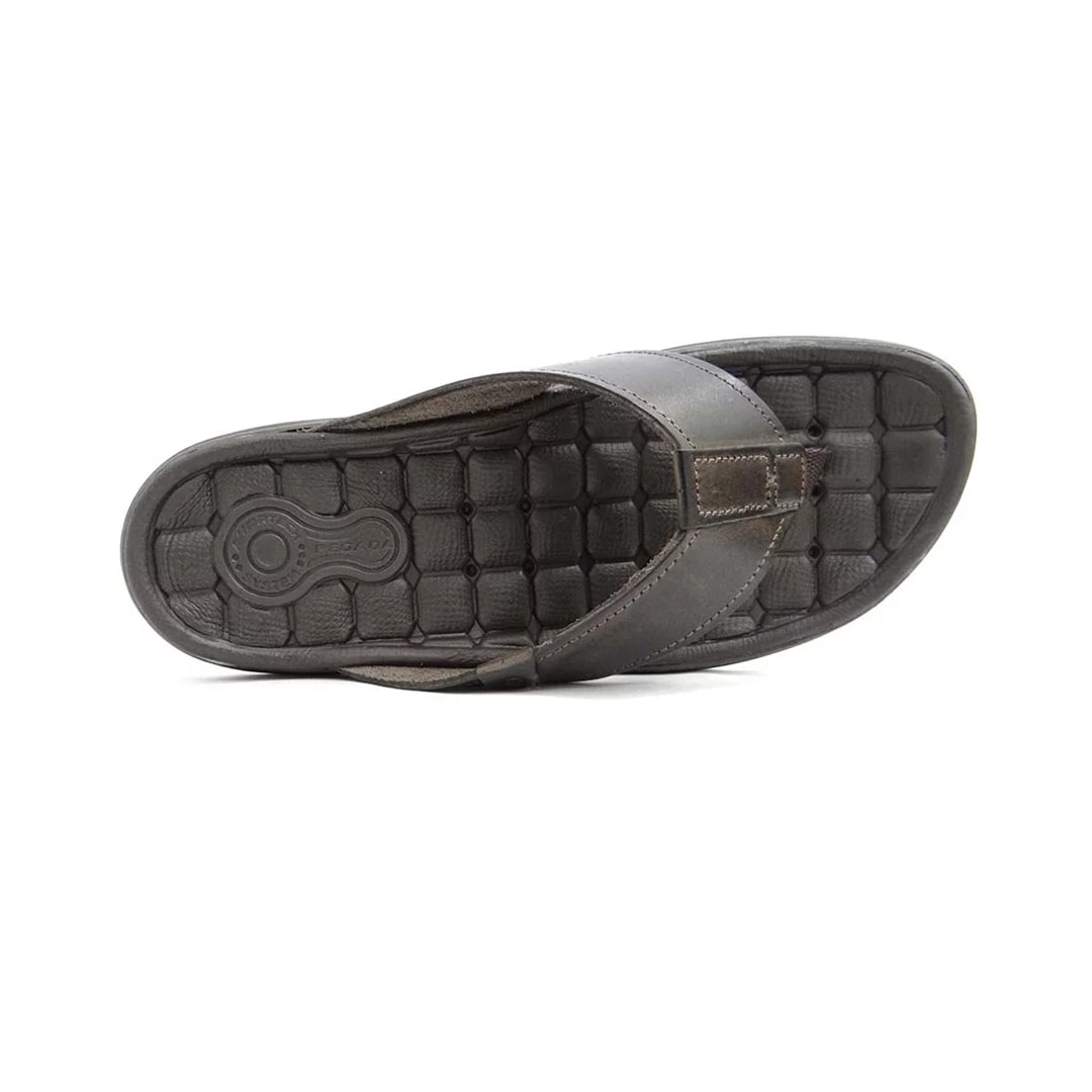 Chinelo Pegada Masculino De Couro 131281 Cravo Chinelo Pegada Masculino De Couro 131281 Cravo
