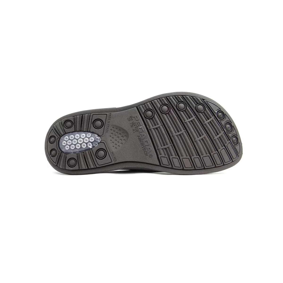 Chinelo Pegada Masculino De Couro 131281 Cravo Chinelo Pegada Masculino De Couro 131281 Cravo