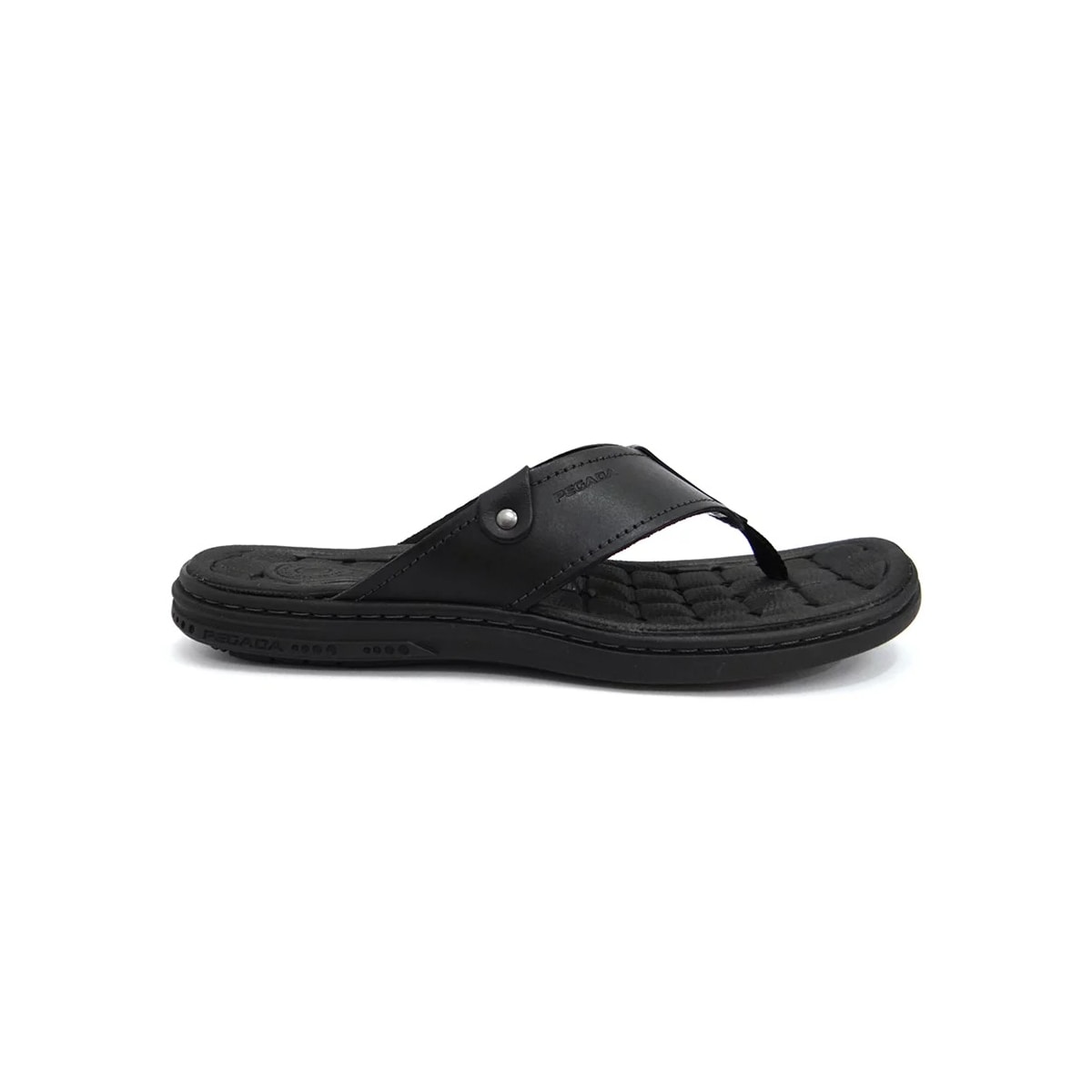 Chinelo Pegada Masculino De Couro 131281 Preto Chinelo Pegada Masculino De Couro 131281 Preto