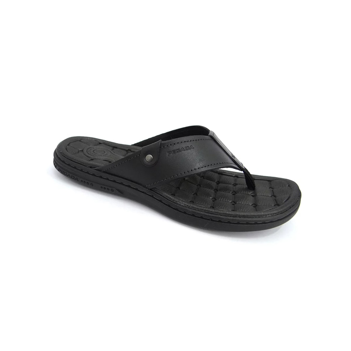 Chinelo Pegada Masculino De Couro 131281 Preto Chinelo Pegada Masculino De Couro 131281 Preto