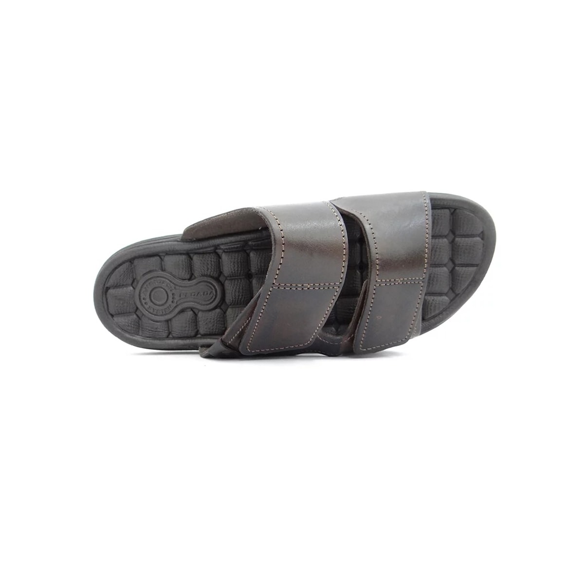 Chinelo Pegada Masculino de Couro 131283 Cravo Chinelo Pegada Masculino de Couro 131283 Cravo