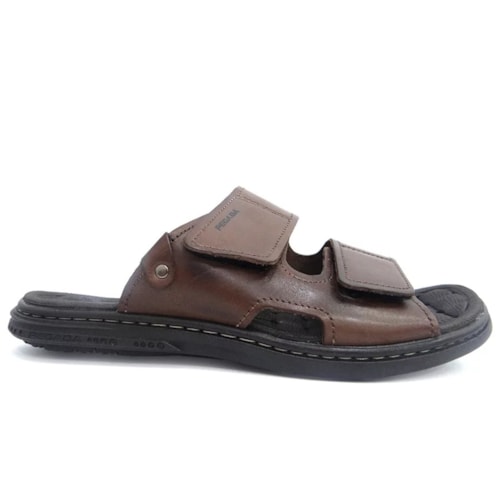 Chinelo Pegada Masculino de Couro 131283 Pinhao