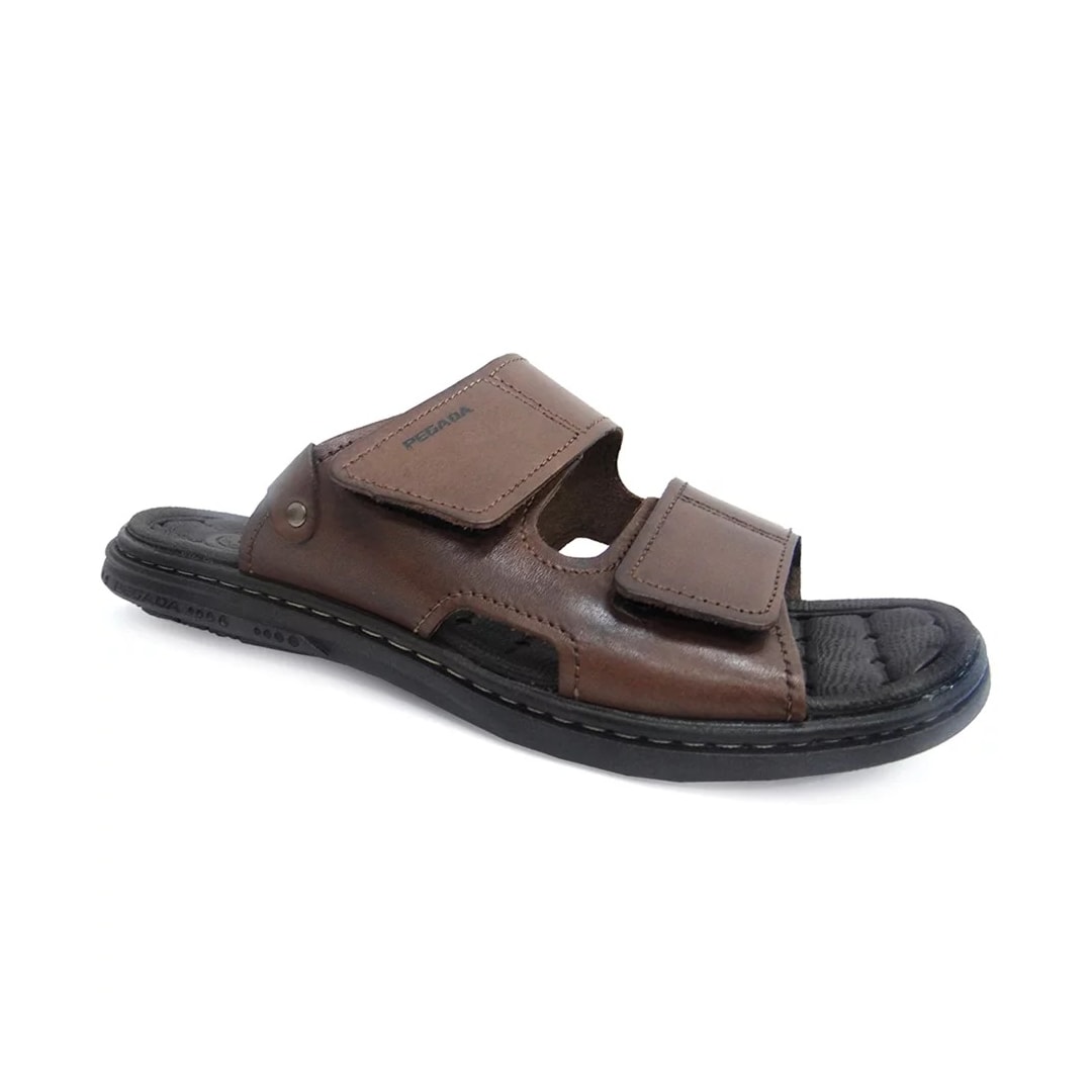 Chinelo Pegada Masculino de Couro 131283 Pinhao Chinelo Pegada Masculino de Couro 131283 Pinhao