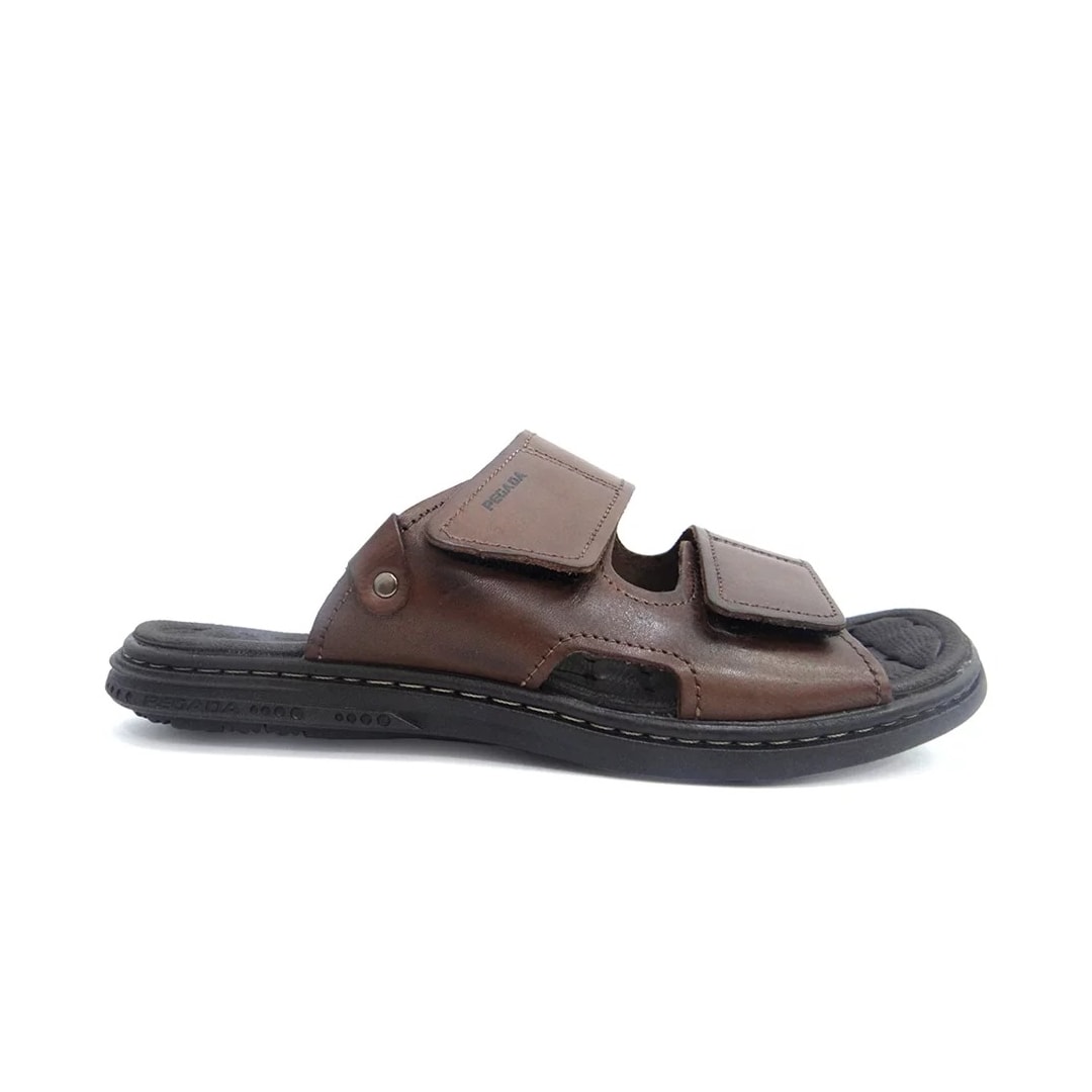 Chinelo Pegada Masculino de Couro 131283 Pinhao Chinelo Pegada Masculino de Couro 131283 Pinhao