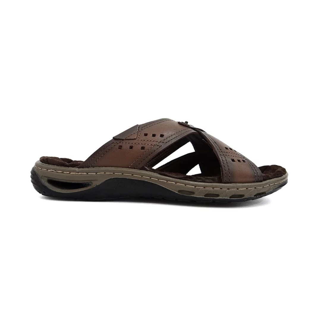 Chinelo Pegada Masculino de Couro 131655 Pinhao Chinelo Pegada Masculino de Couro 131655 Pinhao